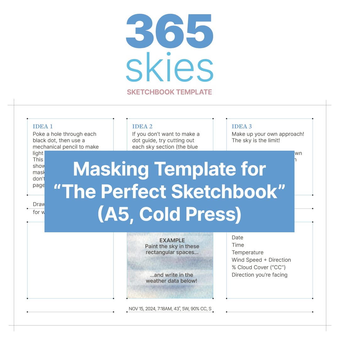 Join Me for 365 Skies in 2025 + Free Template